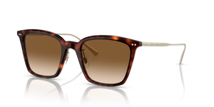 Oliver Peoples Luisella avec une monture Amaro Tortoise/Gold et des verres Brun - image 1