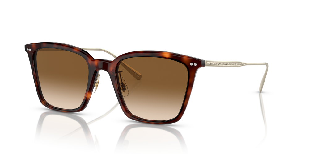 Oliver Peoples Luisella con montatura Amaro Tortoise/Gold e lenti  Marrone - L'immagine 2