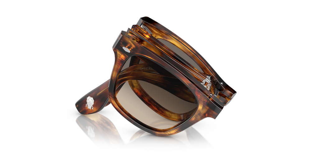 Oliver Peoples Mister Brunello Folding con montatura El Mirage Tartarugato e lenti  Grigio - image 1