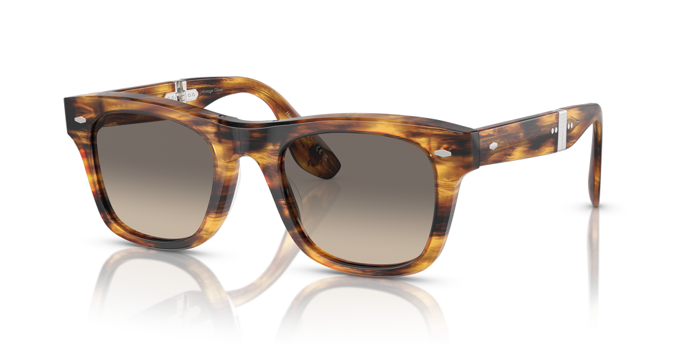 Oliver Peoples Mister Brunello Folding con montatura El Mirage Tartarugato e lenti  Grigio - image 2