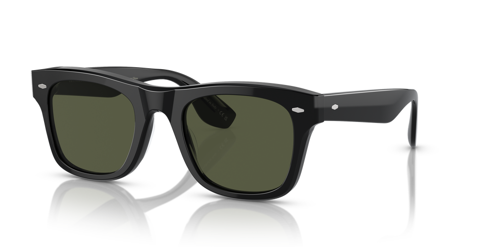 Oliver Peoples Mister Brunello con montura Negro y lentes Verde - imagen 2