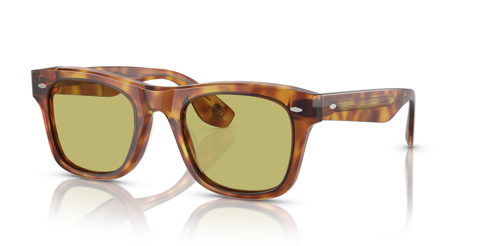 Oliver Peoples Mister Brunello with Vintage LBR frame and Green lenses - Image 1