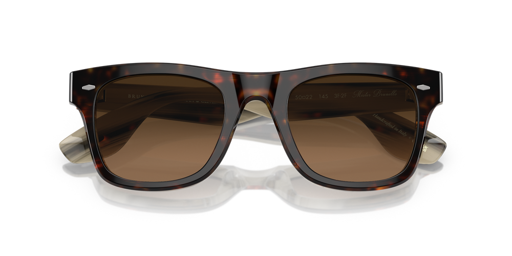 Oliver Peoples Mister Brunello con montatura 362/Corno e lenti  Verde - immagine 6
