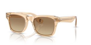 Oliver Peoples Mister Brunello avec une monture Champagne et des verres Rose - image 1