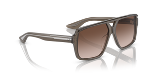 Oliver Peoples 1977C avec une monture Taupe et des verres Brun - L'image 3