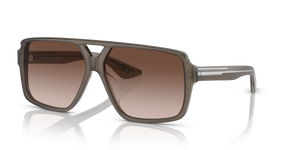 Oliver Peoples 1977C avec une monture Taupe et des verres Brun - L'image 1