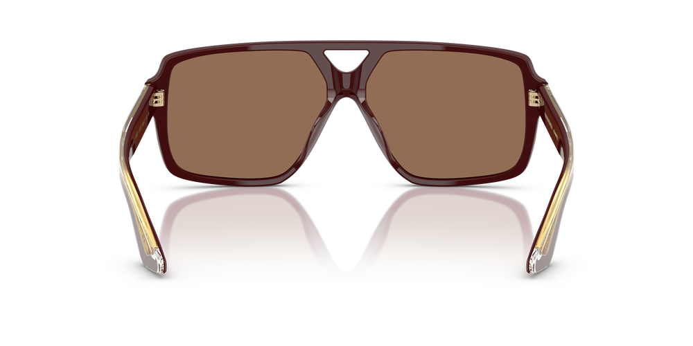 Sie Oliver Peoples 1977C mit Burgunderrot Gestell und Braun Gläsern - Bild 5
