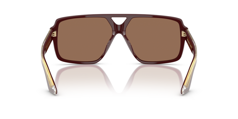 Oliver Peoples 1977C avec une monture Lie de vin et des verres Brun - image 5