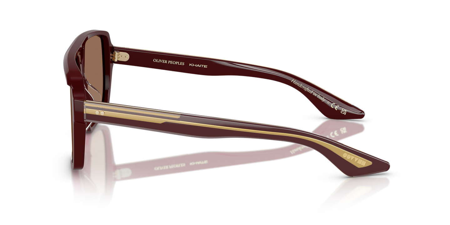 Oliver Peoples 1977C con montatura Bordeaux e lenti  Marrone - Immagine Materiale