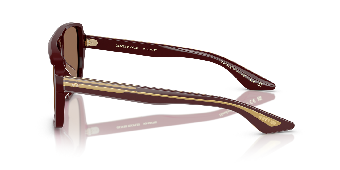 Oliver Peoples 1977C with Burgundy frame and Brown lenses | Oliver