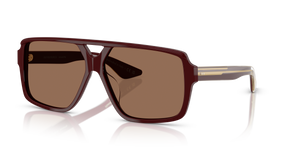 Sie Oliver Peoples 1977C mit Burgunderrot Gestell und Braun Gläsern - Bild 1