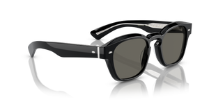Sie Oliver Peoples Maysen mit Schwarz Gestell und Grau Gläsern - Das Bild 3