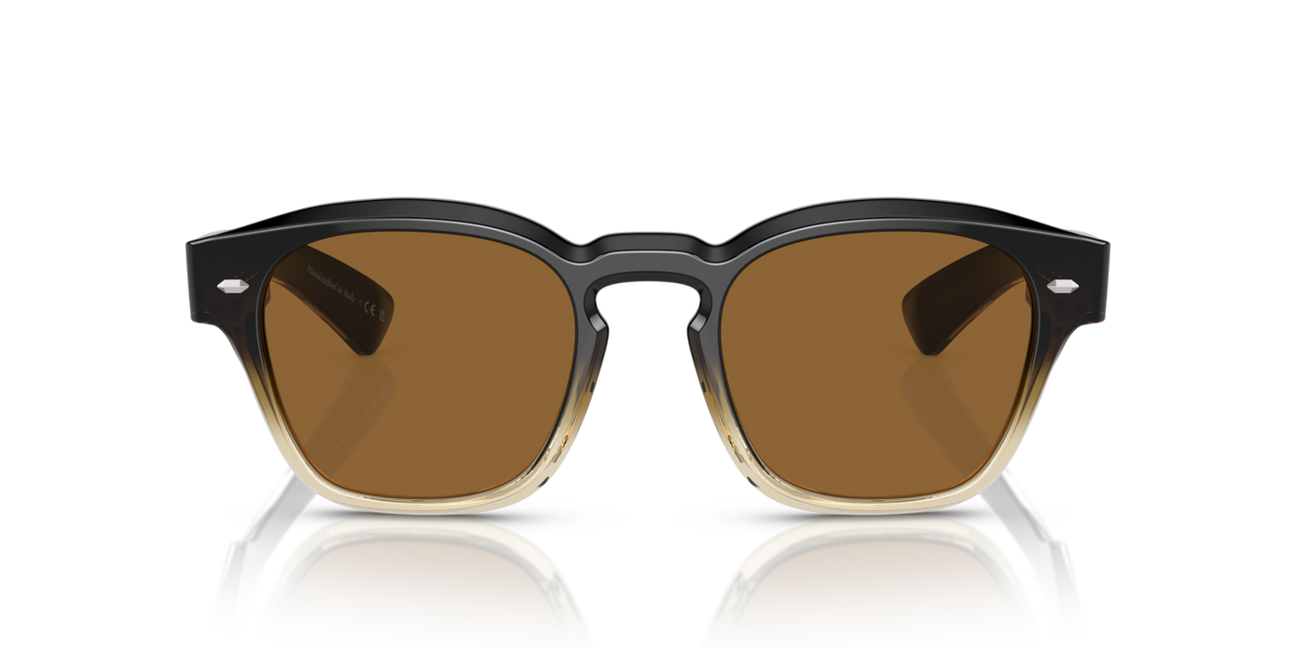 Sie Oliver Peoples Maysen mit Kona Gradient Gestell und Braun Gläsern - Bild Gläser
