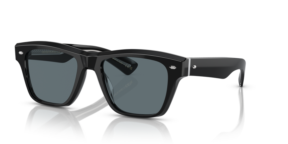 Oliver Peoples Oliver Sixties Sun with Black frame and Blue lenses - image 2