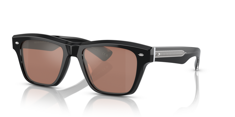 Oliver Peoples Oliver Sixties Sun with Black frame and Orange lenses - image 3
