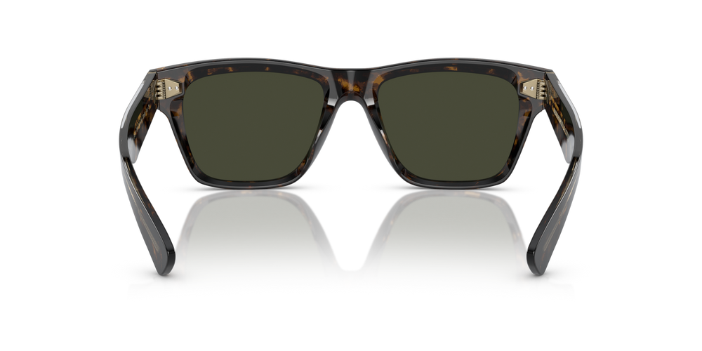 Oliver Peoples Oliver Sixties Sun with Walnut Tortoise frame and Green lenses - image 5