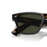 Oliver Peoples Oliver Sixties Sun with Walnut Tortoise frame and Green lenses - Variant