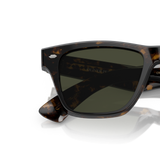 Oliver Peoples Oliver Sixties Sun with Walnut Tortoise frame and Green lenses - Variant