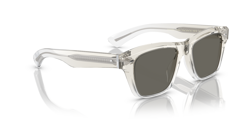 Oliver Peoples Oliver Sixties Sun con montatura Nero a Rombi/Crystal Sfumato e lenti  Grigio - L'immagine 3