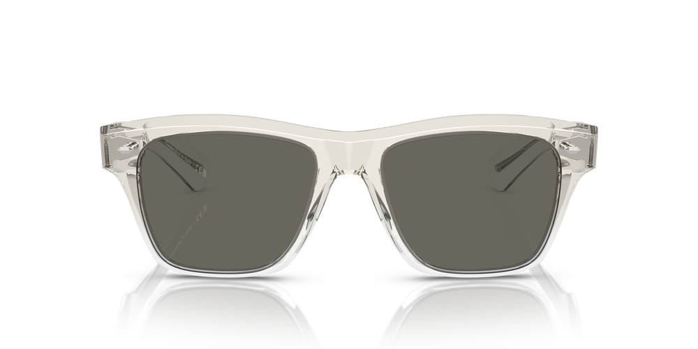 Oliver Peoples Oliver Sixties Sun con montatura Nero a Rombi/Crystal Sfumato e lenti  Grigio - L'immagine 2