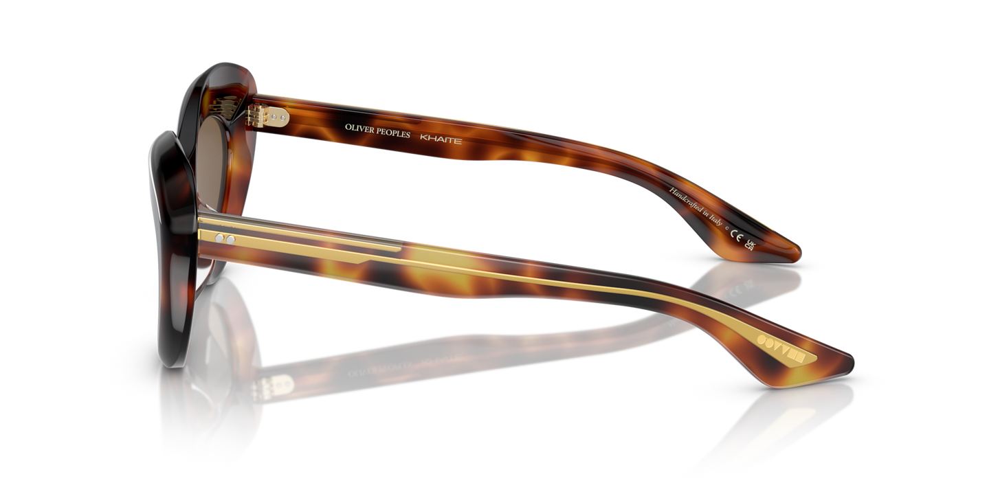 Oliver Peoples 1968C with Dark Mahogany frame and Brown lenses - Image Temple