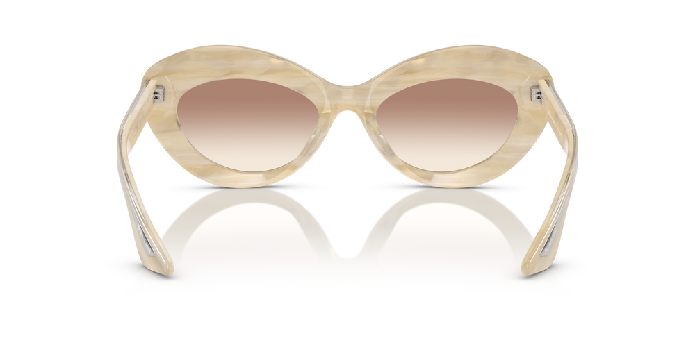 Oliver Peoples 1968C avec une monture Satiné beige et des verres Brun - L'image 5