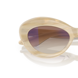 Oliver Peoples 1968C with Beige Silk frame and Brown lenses - Variant