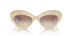 Oliver Peoples 1968C avec une monture Satiné beige et des verres Brun - L'image 2