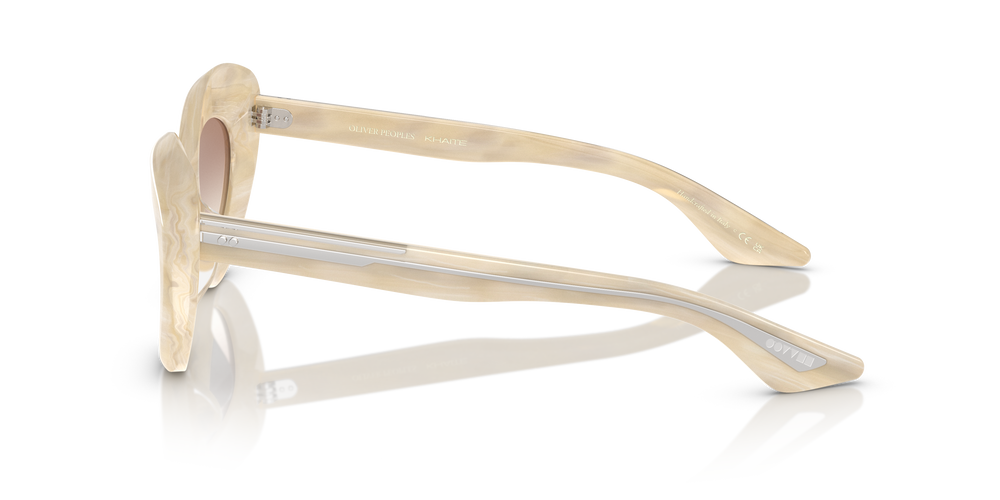 Oliver Peoples 1968C con montura Seda Beis y lentes Marrón - El 4