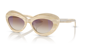 Oliver Peoples 1968C con montura Seda Beis y lentes Marrón - El 1