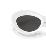 Oliver Peoples 1968C with White frame and Grey lenses - Variant