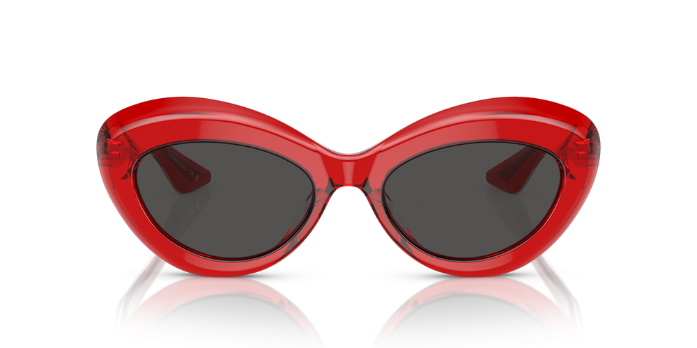 Oliver Peoples 1968C with Translucent Red frame and Grey lenses - image 2