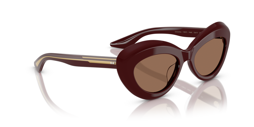 Oliver Peoples 1968C with Burgundy frame and Brown lenses - Image 3