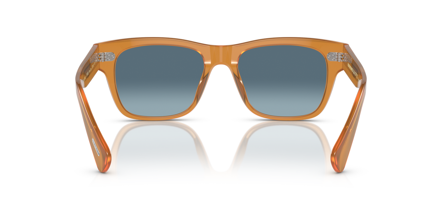 Oliver Peoples Birell Sun with Amber frame and Marine Gradient