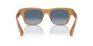 Oliver Peoples Birell Sun with Amber frame and Blue lenses - Image 5