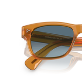 Oliver Peoples Birell Sun with Amber frame and Blue lenses - Variant