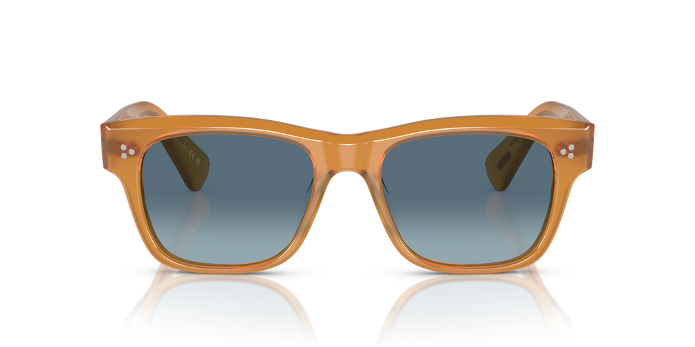 Oliver Peoples Birell Sun with Amber frame and Blue lenses - image 2
