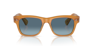 Oliver Peoples Birell Sun with Amber frame and Blue lenses - image 2