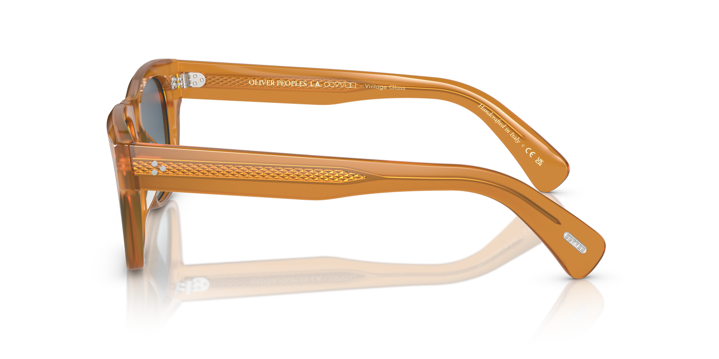 Oliver Peoples Birell Sun with Amber frame and Marine Gradient
