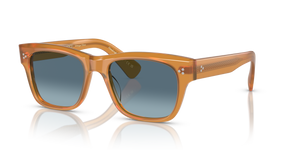 Oliver Peoples Birell Sun with Amber frame and Blue lenses - image 1