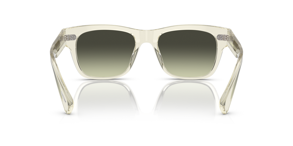 Oliver Peoples Birell Sun with Pale Citrine frame and Green lenses - image 5