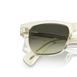 Oliver Peoples Birell Sun with Pale Citrine frame and Green lenses - Variant