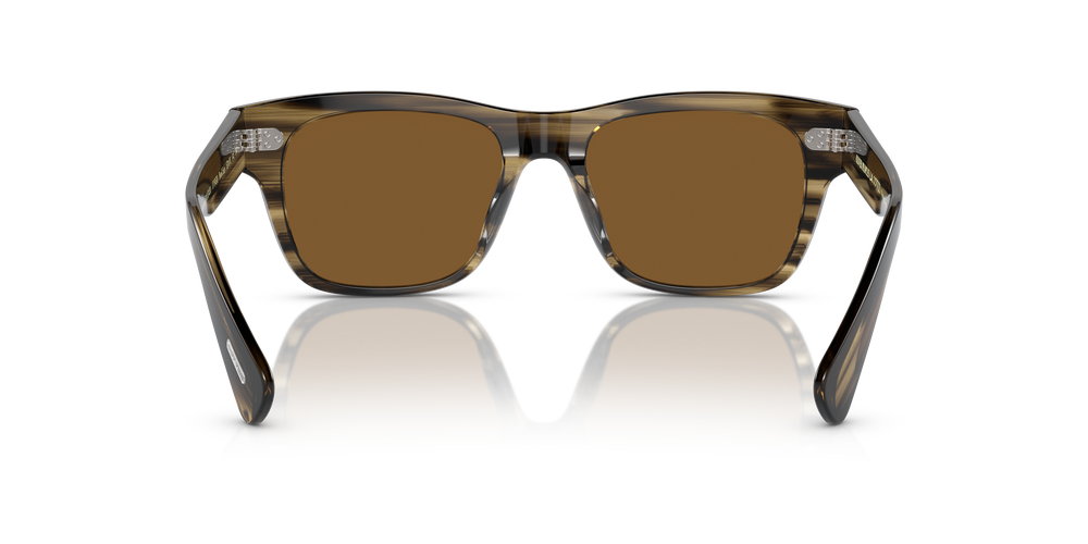 Oliver Peoples Birell Sun with Olive Smoke frame and Cognac Mirror