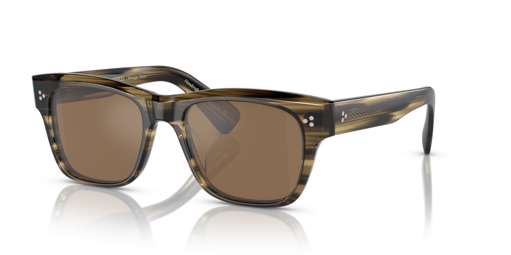 Oliver Peoples Birell Sun with Olive Smoke frame and Brown lenses - Image 2