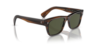 Oliver Peoples Birell Sun with Tuscany Tortoise frame and Green lenses - image 3