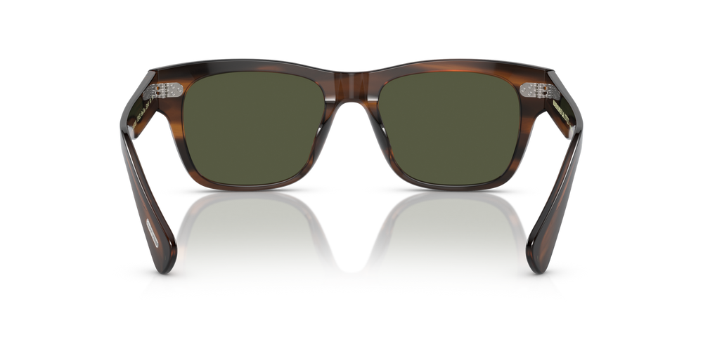 Oliver Peoples Birell Sun with Tuscany Tortoise frame and Green lenses - image 5