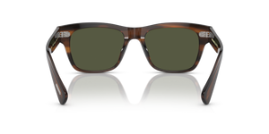 Oliver Peoples Birell Sun with Tuscany Tortoise frame and Green lenses - image 5