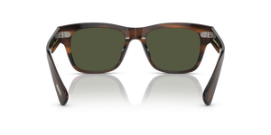 Oliver Peoples Birell Sun with Tuscany Tortoise frame and Green lenses - Image 5