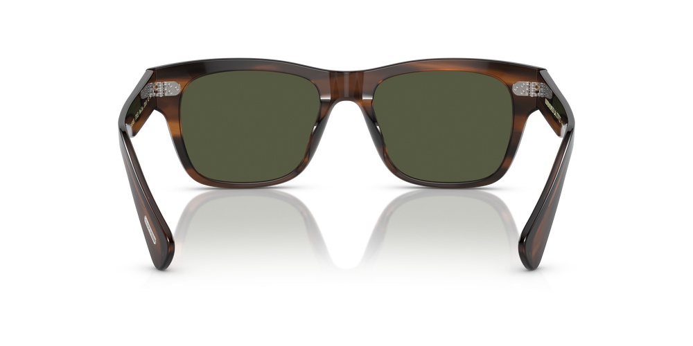 Sie Oliver Peoples Birell Sun mit Tortoise Toskana Gestell und Grün Gläsern - Das Bild 5