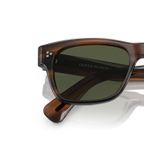 Oliver Peoples Birell Sun with Tuscany Tortoise frame and Green lenses - Variant